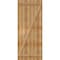 Ekena Millwork Joined Board-n-Batten Shutters w/Z-Bar, Rough Sawn Western Red Cedar, 32 1/4W x 78H, PR RBJ06Z32X078RWR - alternate 2